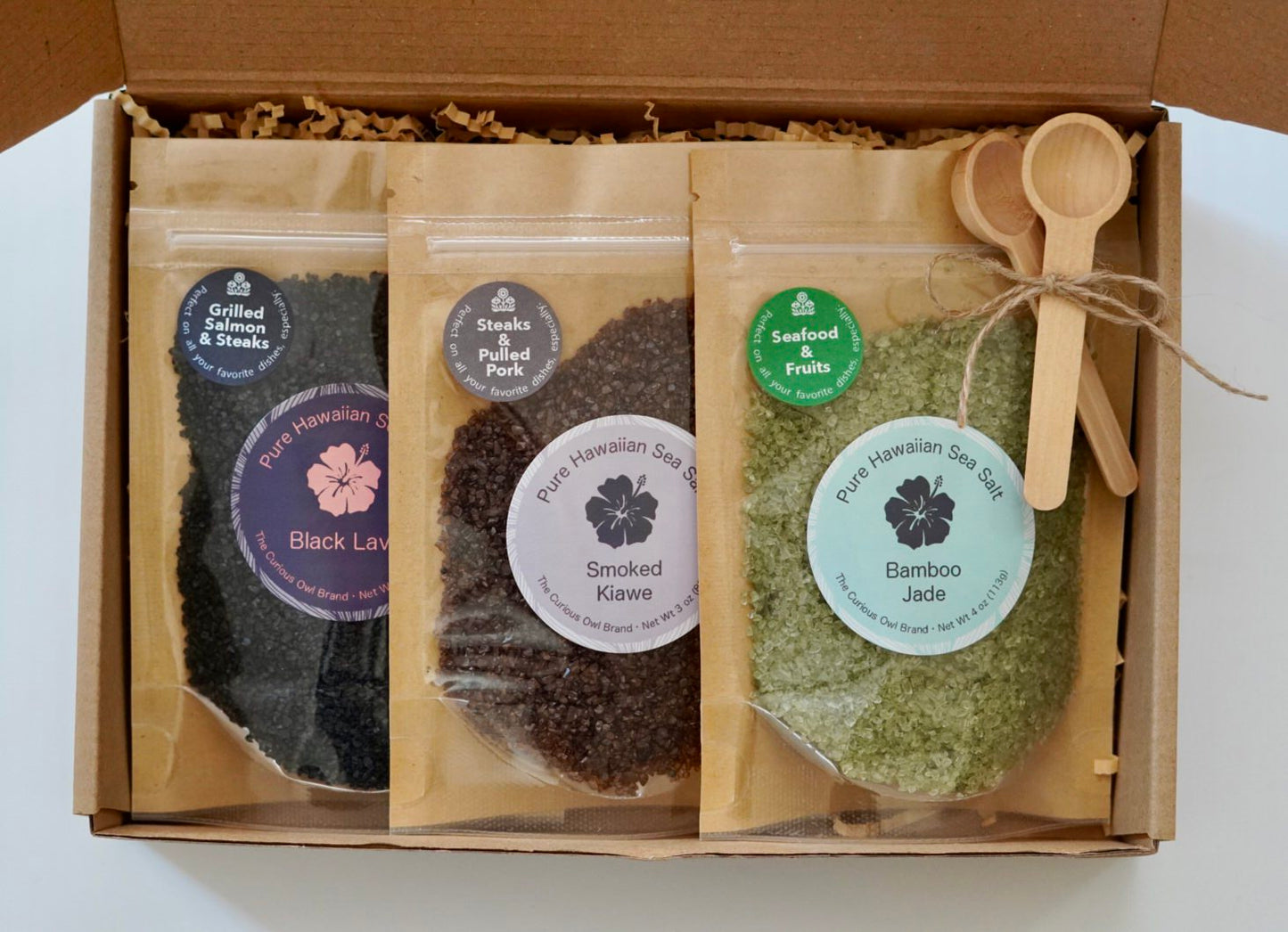 Hawaiian Sea Salt Gift Box (3 Packs)・Mother's Day Gift Box・Microplastic-Free